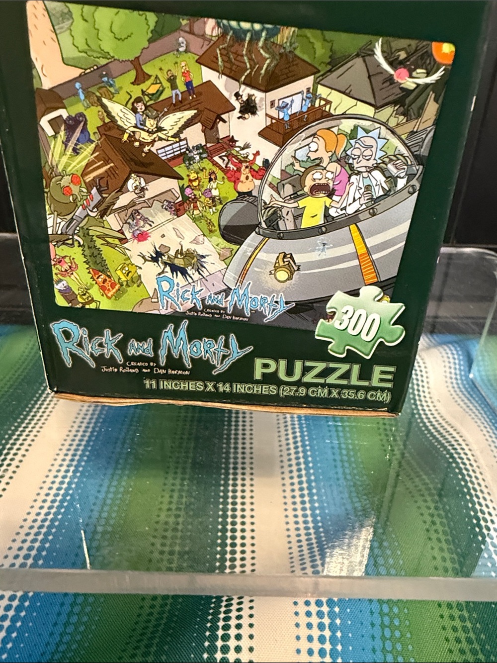 300-Piece Puzzle - Green Box Rick and Morty Puzzle
